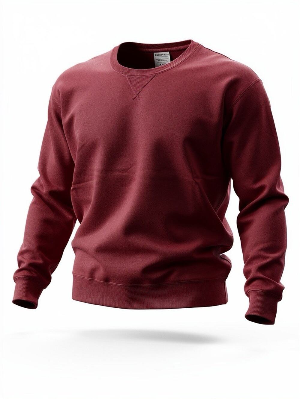 Hanes ComfortWash Sweatshirt Men’s Small Burgundy Crewneck Pullover